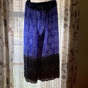 Palazzo pants. Purple Indian design